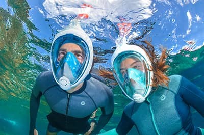 Although wearing a full-face snorkel mask might be an interesting novelty, are full-face snorkel masks safe?