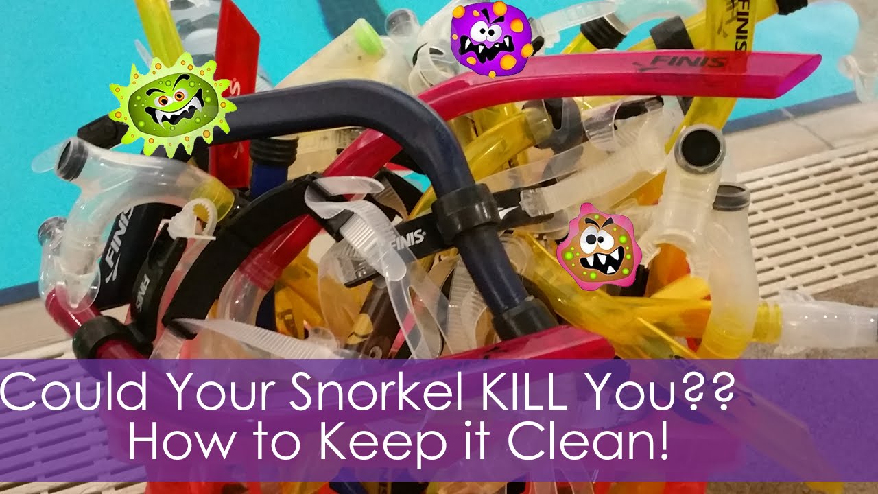 How to clean a snorkel tube